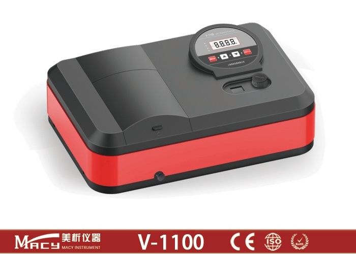 V-1100 Visible Laboratory Spectrophotometer USB Interface Digital Display