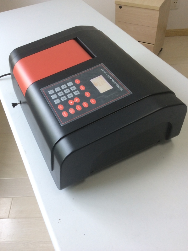 Lcd Vis Uv Spectrophotometer Single Chip Microcomputer Control 190-1100 Nm