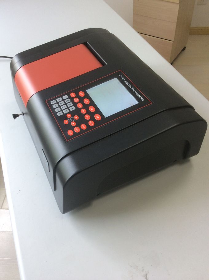 Lcd Vis Uv Spectrophotometer Single Chip Microcomputer Control 190-1100 Nm 0